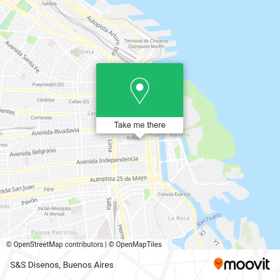 S&S Disenos map