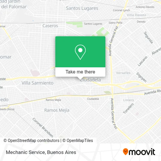 Mechanic Service map