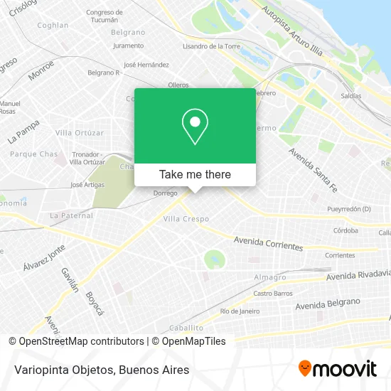 Variopinta Objetos map