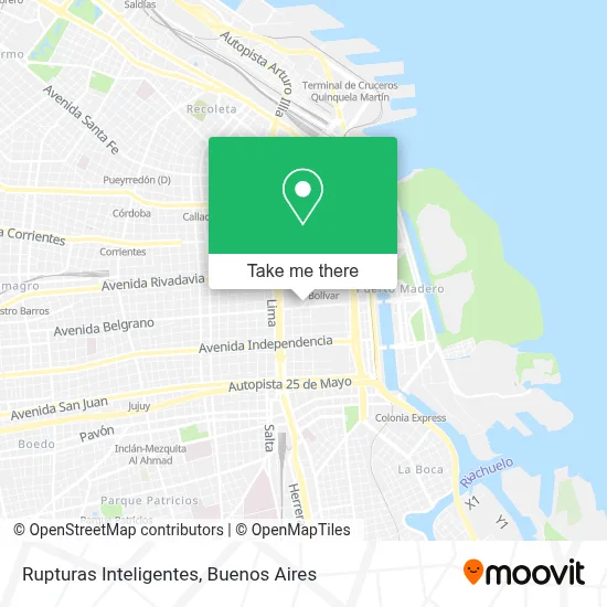 Rupturas Inteligentes map