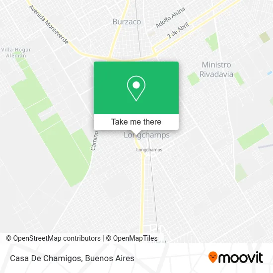 Casa De Chamigos map
