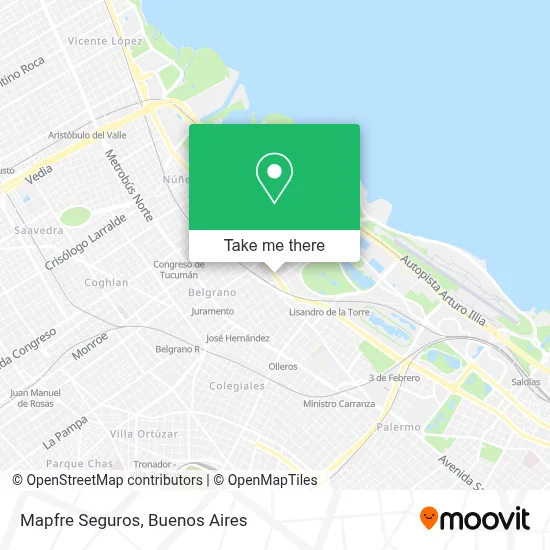 Mapfre Seguros map