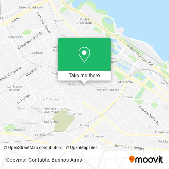 Copymar Contable map