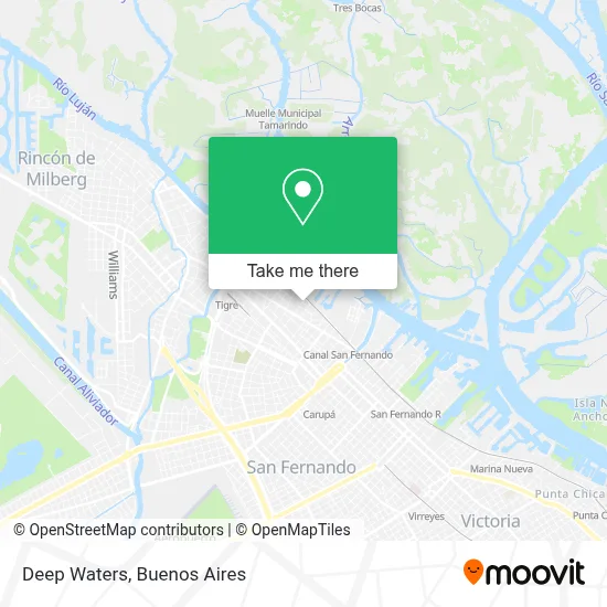 Deep Waters map