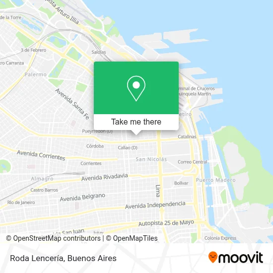 Roda Lencería map