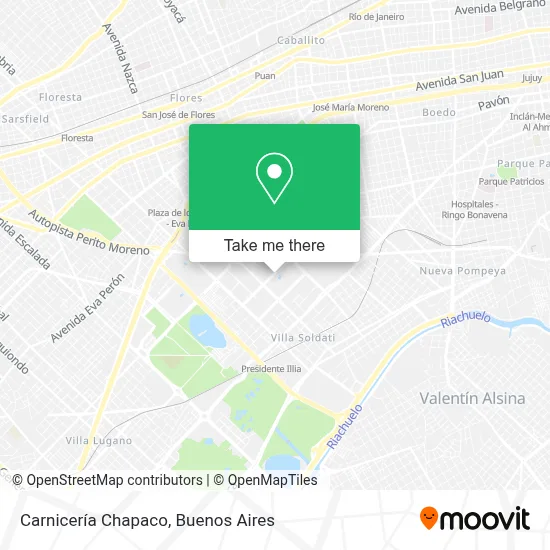Carnicería Chapaco map