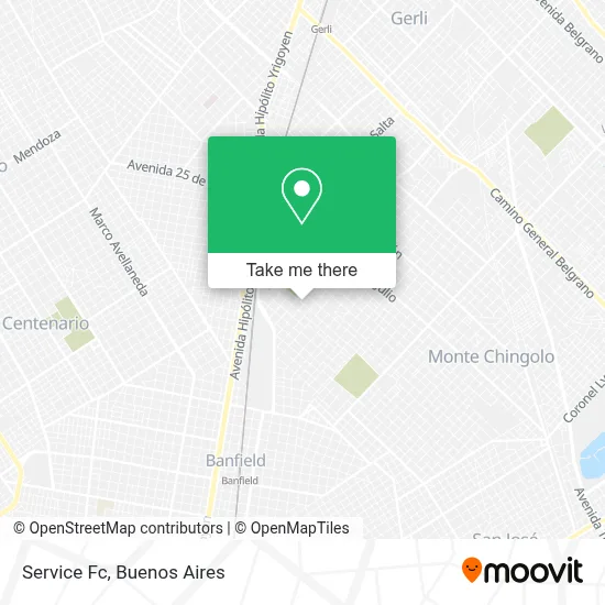 Service Fc map