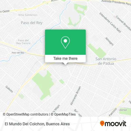 El Mundo Del Colchon map