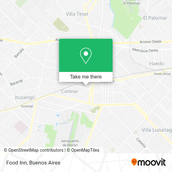 Food Inn map
