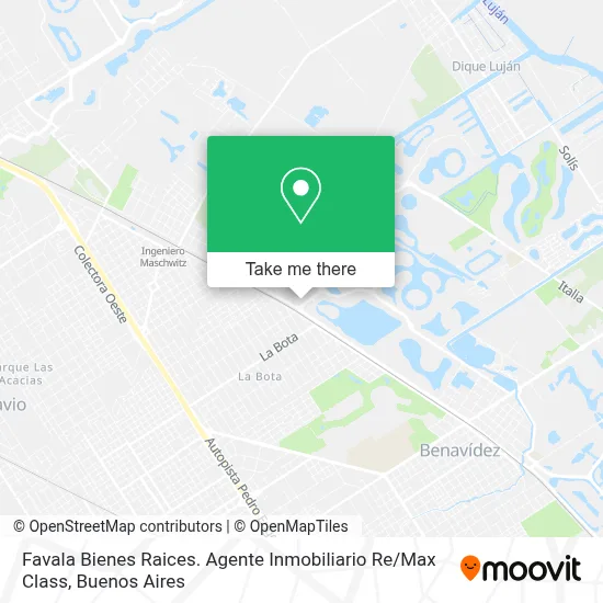 Favala Bienes Raices. Agente Inmobiliario Re / Max Class map