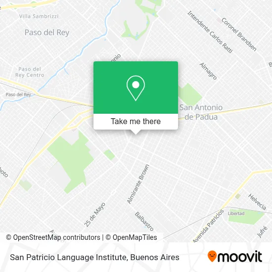 San Patricio Language Institute map