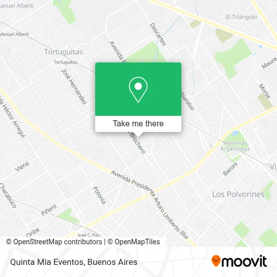 Quinta Mia Eventos map