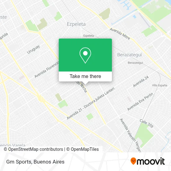 Gm Sports map