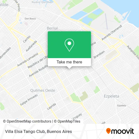 Villa Elsa Tango Club map