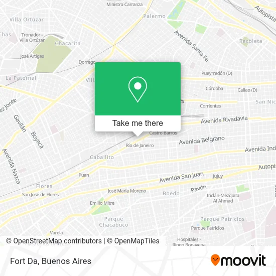 Fort Da map