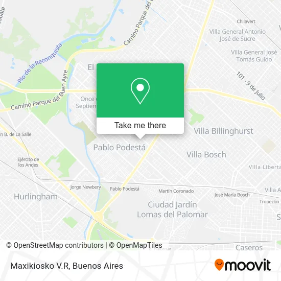 Maxikiosko V.R map