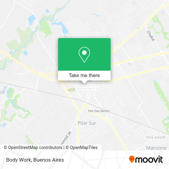 Body Work map