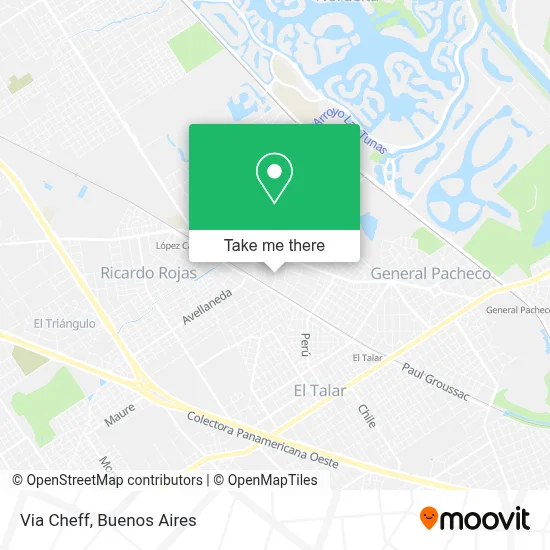 Via Cheff map