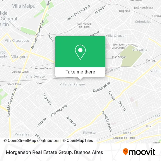 Morganson Real Estate Group map