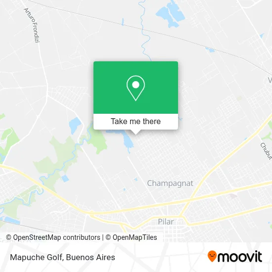 Mapuche Golf map