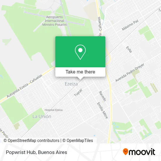 Popwrist Hub map