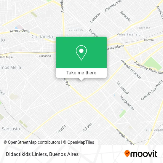 Didactikids Liniers map