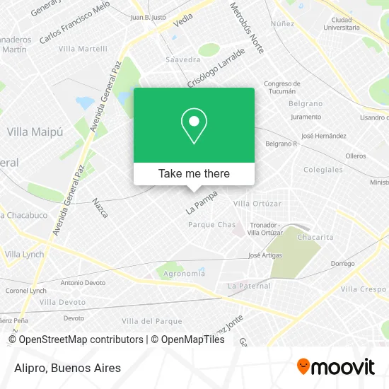 Alipro map