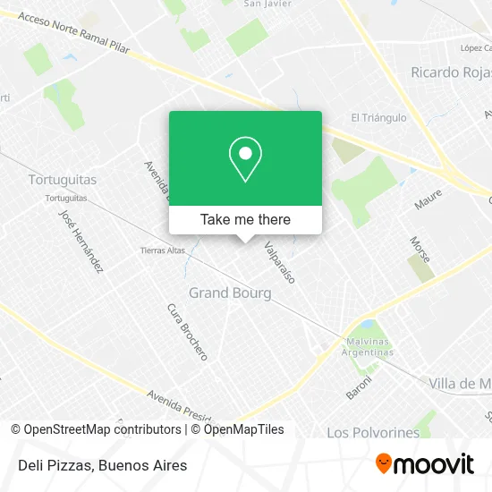 Deli Pizzas map