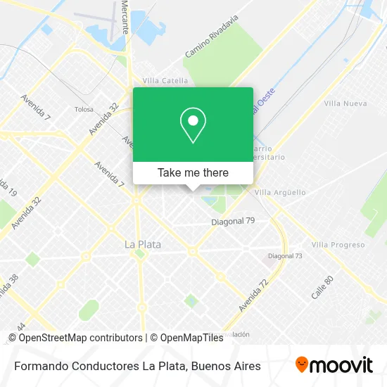 Formando Conductores La Plata map