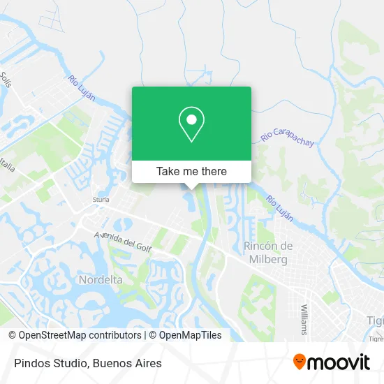 Pindos Studio map