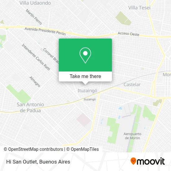 Hi San Outlet map