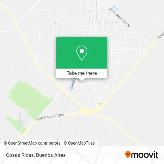 Cosas Ricas map