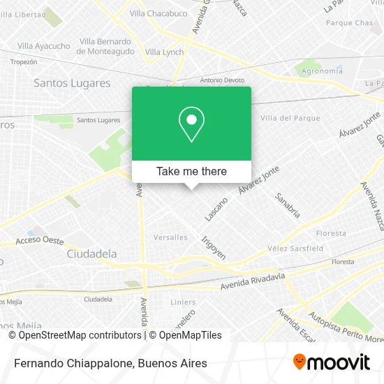 Fernando Chiappalone map