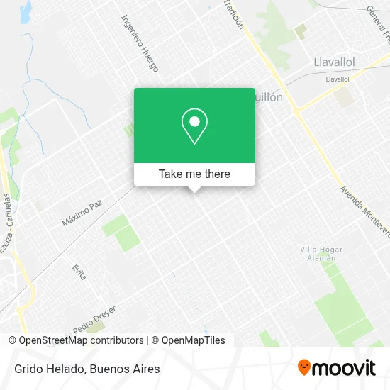 Grido Helado map