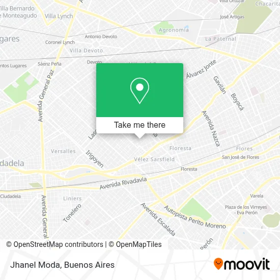 Jhanel Moda map