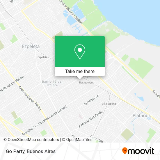 Go Party map