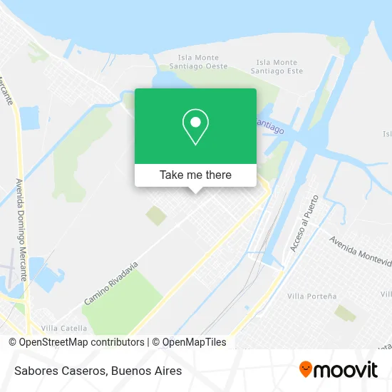Sabores Caseros map