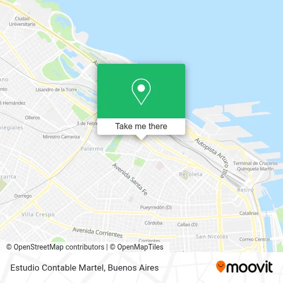 Estudio Contable Martel map