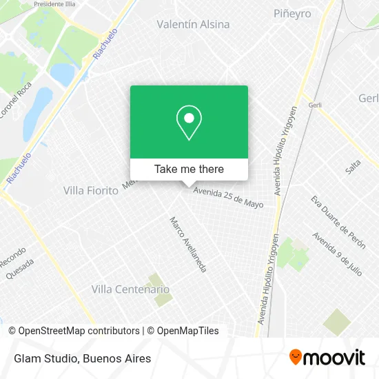 Glam Studio map