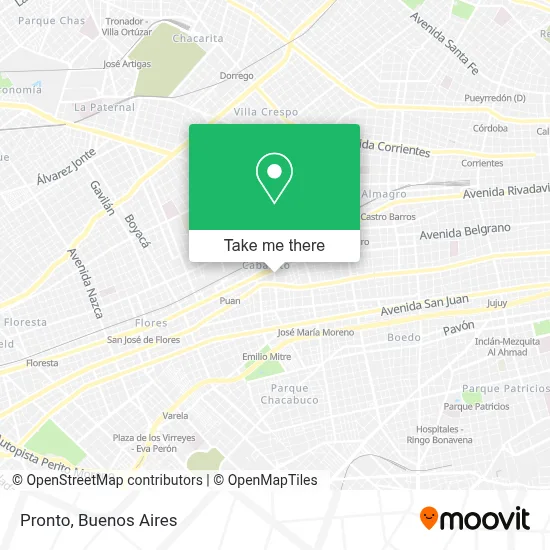 Pronto map