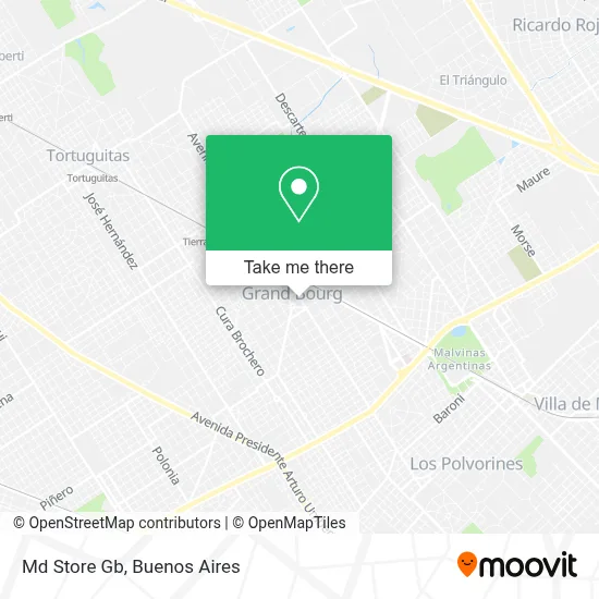 Md Store Gb map