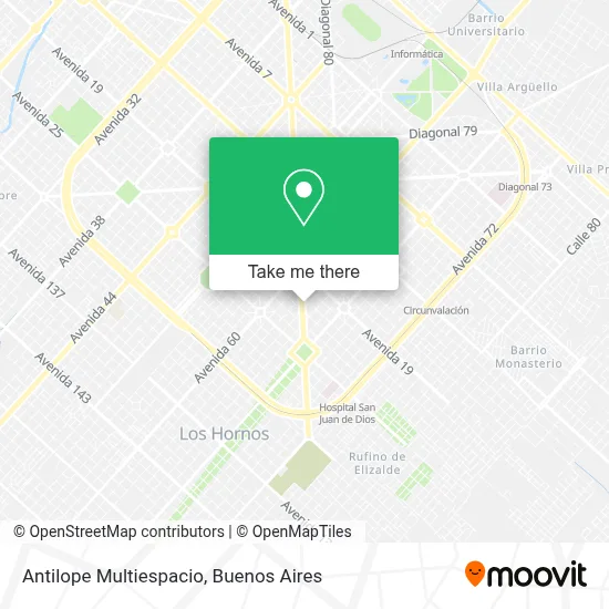 Antilope Multiespacio map