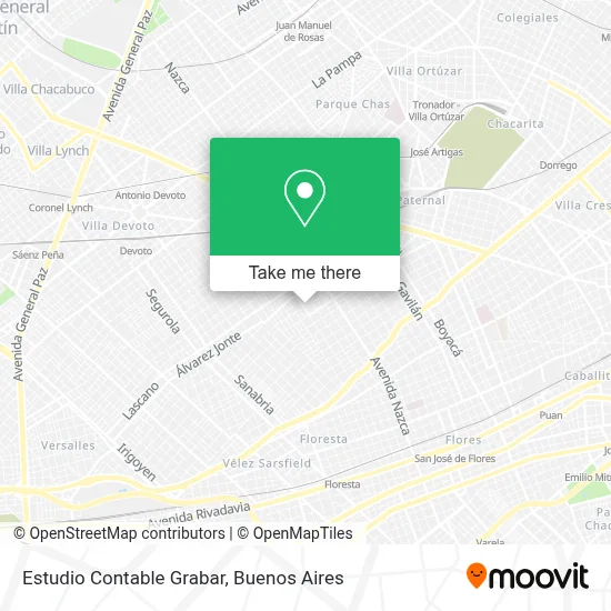 Estudio Contable Grabar map
