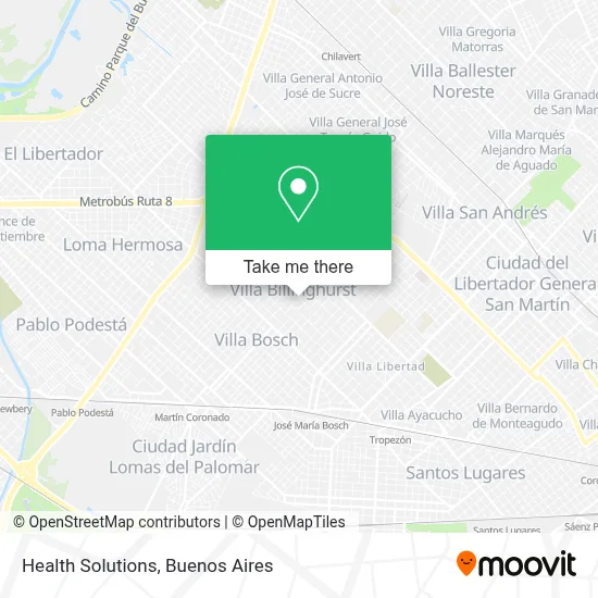 Health Solutions map