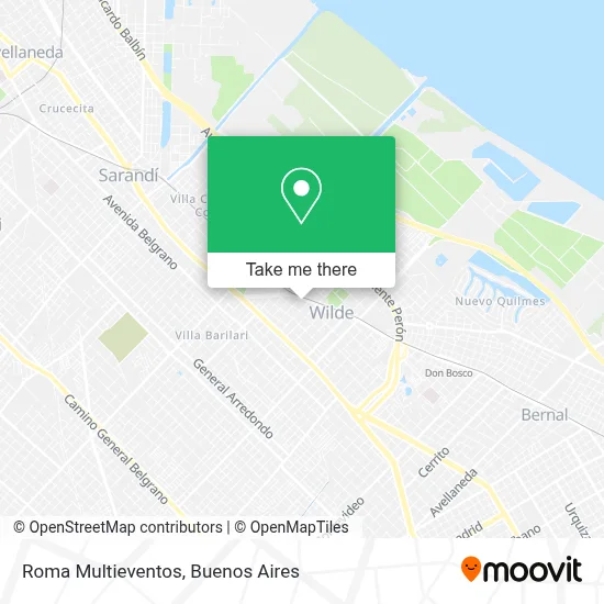 Roma Multieventos map