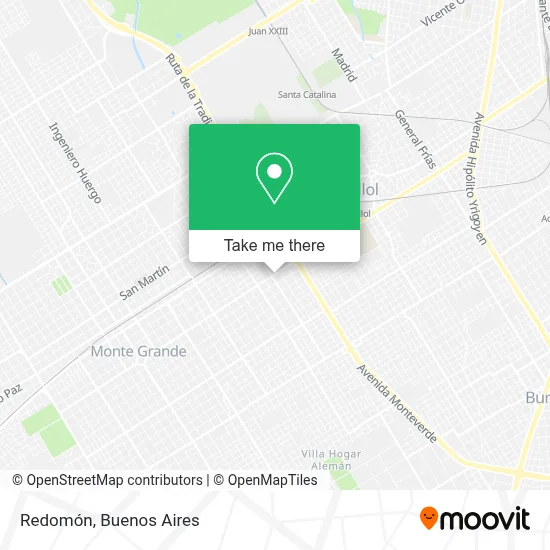 Redomón map
