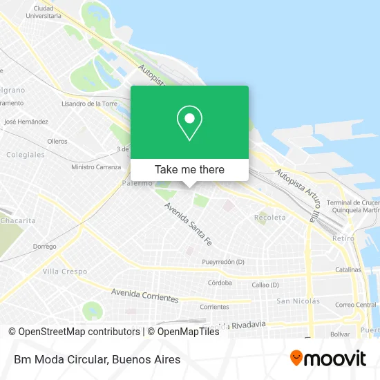 Bm Moda Circular map
