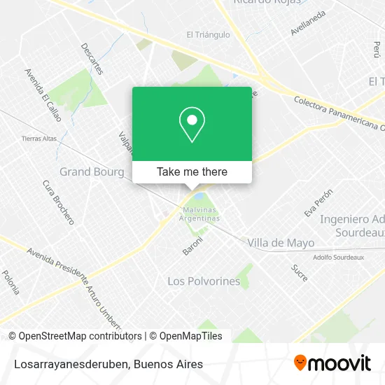 Losarrayanesderuben map