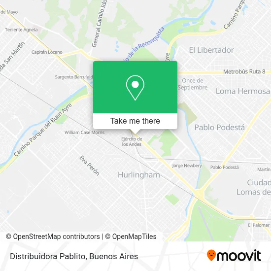Distribuidora Pablito map