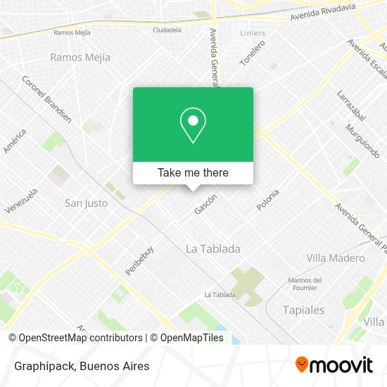 Graphipack map
